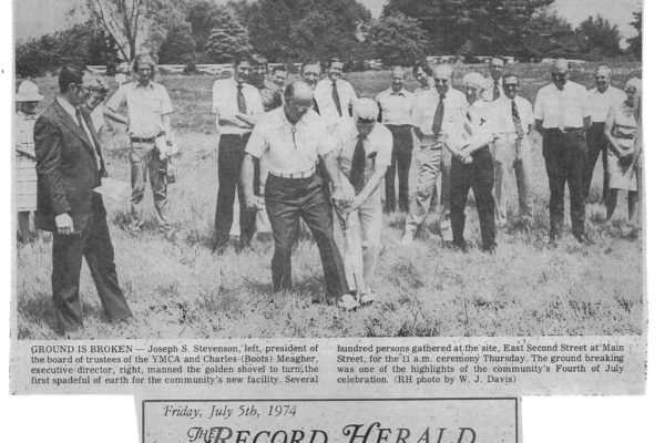 Breaking ground in 74