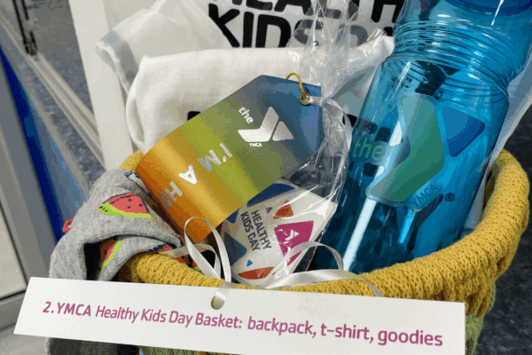 2 YMCA Healthy Kids Day Basket